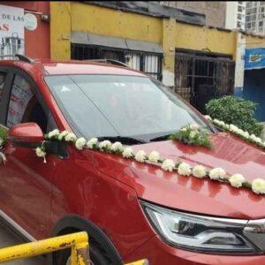 DECORACIÓN DE CARRO Y BOUQUET