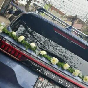 DECORACIÓN DE CARRO Y BOUQUET