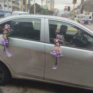 DECORACIÓN DE CARRO Y BOUQUET